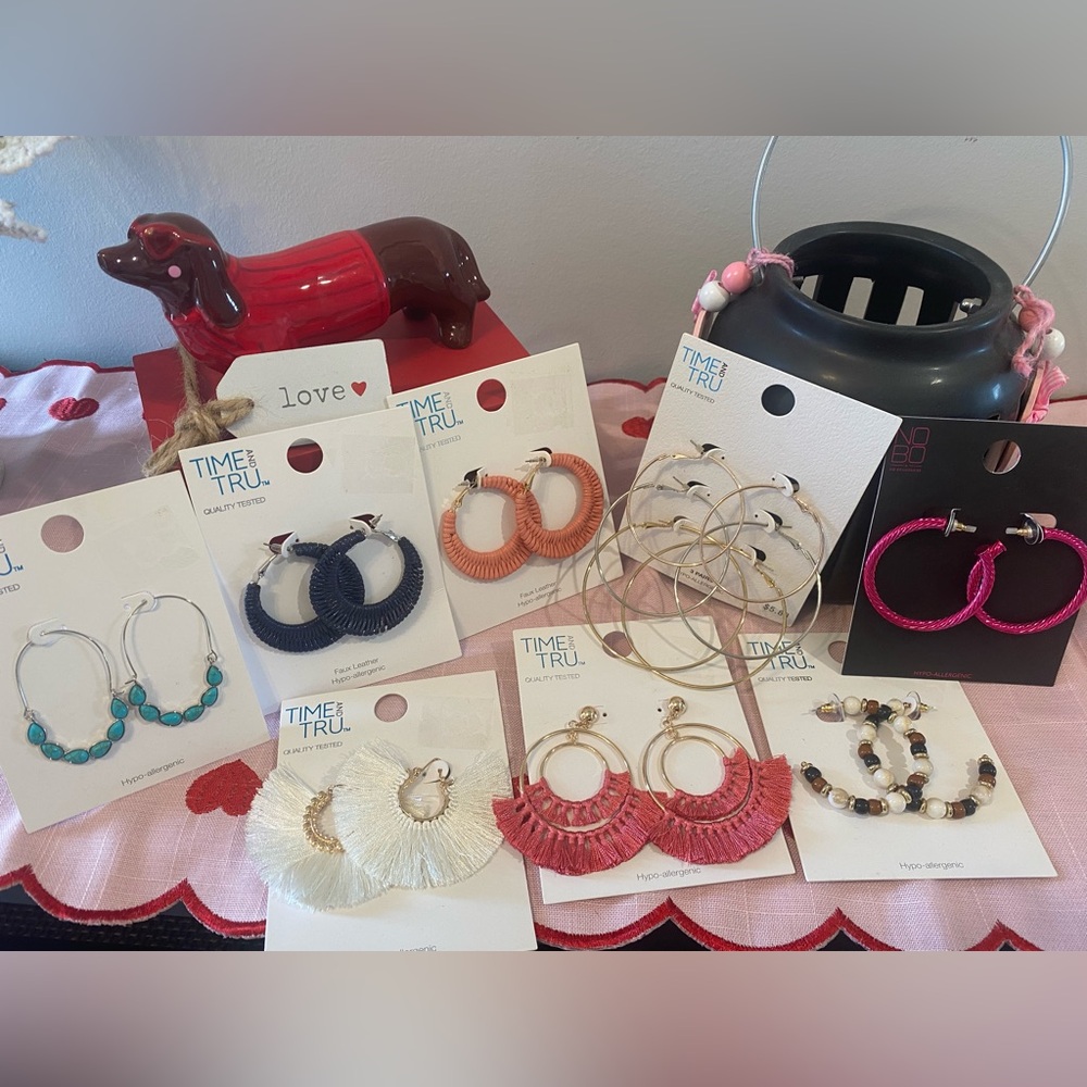 🛍️SALE…Time and Tru Earring Collection - multiple colors and styles - Picture 1 of 10